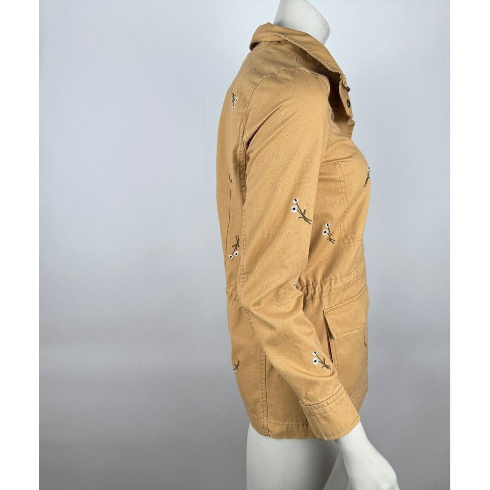 Madewell Embroidered Passage Jacket Women XS EUC $168 Pockets Cotton Full Zip - Picture 4 of 16